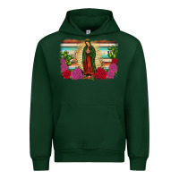 Forest Green western our lady of guadalupe Urban Hoodie - JahusDesignShop
