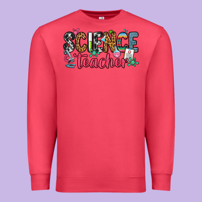 Science Teacher Premium Sweatshirt Designed By Zillion Design Studio