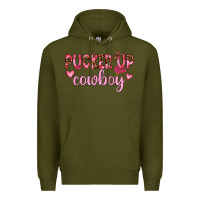 Army Green pucker up cowboy Premium Hoodie - JahusDesignShop