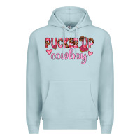 Blue Mist pucker up cowboy Premium Hoodie - JahusDesignShop