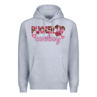 Heather Grey pucker up cowboy Premium Hoodie - JahusDesignShop