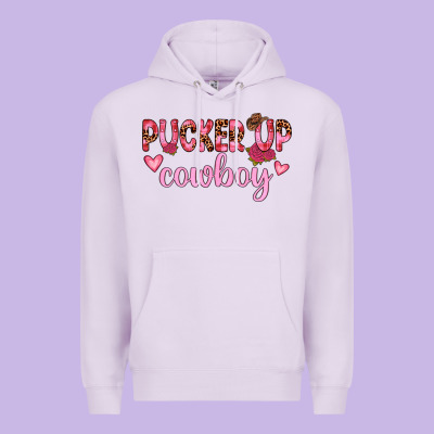 Pucker Up Cowboy Premium Hoodie Designed By Jahusdesignshop