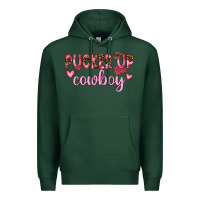 Sports Green pucker up cowboy Premium Hoodie - JahusDesignShop