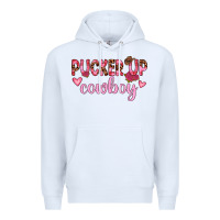 White pucker up cowboy Premium Hoodie - JahusDesignShop