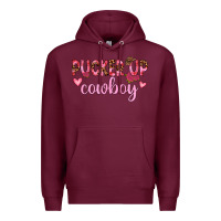 Burgundy pucker up cowboy Premium Hoodie - JahusDesignShop