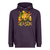 Plum Tis' the season Fall Softball Heavyweight Hoodie - RanaPortraitStore