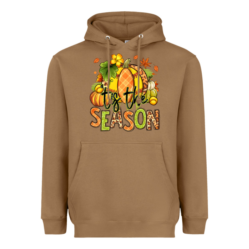 Tis' The Season Fall Softball Heavyweight Hoodie by RanaPortraitStore | Teevron