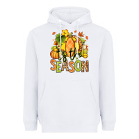 White Tis' the season Fall Softball Heavyweight Hoodie - RanaPortraitStore