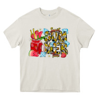 Cream sweet summer time Heavy Core Tee - CowhideDigitalArt