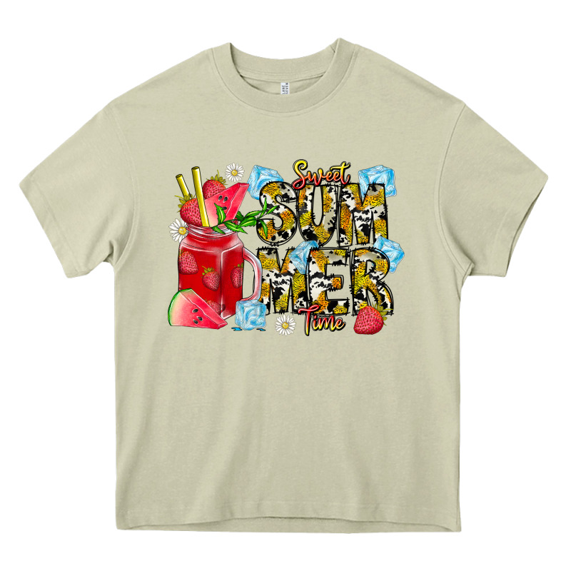 Sweet Summer Time Heavy Core Tee by CowhideDigitalArt | Teevron