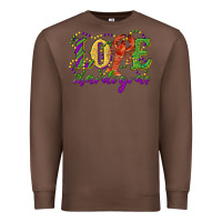Chestnut love with crawfish mardi gras Premium Sweatshirt - RanaPortraitStore