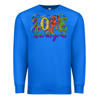 True Royal love with crawfish mardi gras Premium Sweatshirt - RanaPortraitStore
