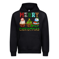 Black merry christmas with cupcakes Urban Hoodie - AdoDesignShop