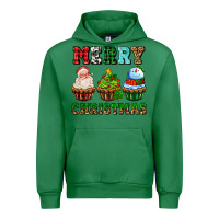 Emerald merry christmas with cupcakes Urban Hoodie - AdoDesignShop