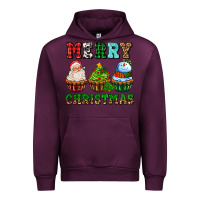 Mauve Wine merry christmas with cupcakes Urban Hoodie - AdoDesignShop