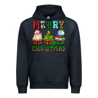 Navy merry christmas with cupcakes Urban Hoodie - AdoDesignShop