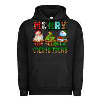 Pigment Black merry christmas with cupcakes Urban Hoodie - AdoDesignShop