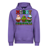 Tulip merry christmas with cupcakes Urban Hoodie - AdoDesignShop