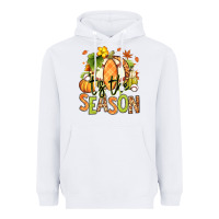 White Tis' the season Fall American Football Heavyweight Hoodie - RanaPortraitStore