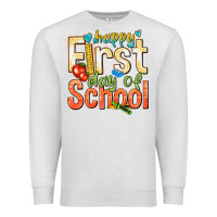 Oatmeal Heather happy first day of school Premium Sweatshirt - texasbilliewilder
