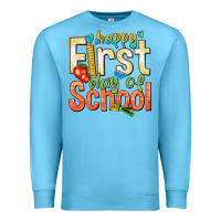 Ocean Blue happy first day of school Premium Sweatshirt - texasbilliewilder