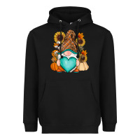 Black Western Fall gnome Heavyweight Hoodie - RanaPortraitStore
