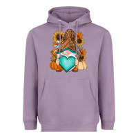 Lavender Western Fall gnome Heavyweight Hoodie - RanaPortraitStore