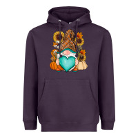 Plum Western Fall gnome Heavyweight Hoodie - RanaPortraitStore