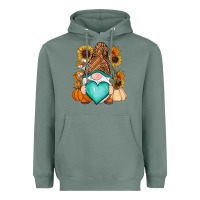Sage Western Fall gnome Heavyweight Hoodie - RanaPortraitStore