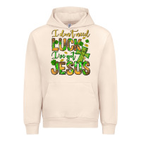 Sandshell I don't need luck I've got Jesus Urban Hoodie - Jasminsmagicworld