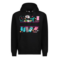 Black nurse elements with costom name Premium Hoodie - AdoDesignShop