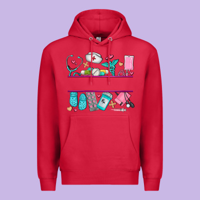 Nurse Elements With Costom Name Premium Hoodie Designed By Adodesignshop