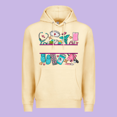 Nurse Elements With Costom Name Premium Hoodie Designed By Adodesignshop