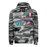 Slate Camo nurse elements with costom name Premium Hoodie - AdoDesignShop
