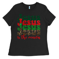 Black jesus is the reason Ladies Tee - BarkalooDesign
