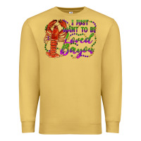 Antique Gold i just want to be loved bayou Premium Sweatshirt - RanaPortraitStore