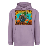 Lavender Western Fall Thanksgiving Turkey Heavyweight Hoodie - RanaPortraitStore