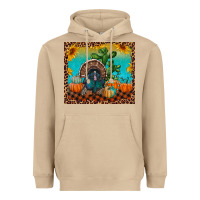 Mushroom Western Fall Thanksgiving Turkey Heavyweight Hoodie - RanaPortraitStore