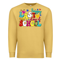 Antique Gold happy last day of school Premium Sweatshirt - texasbilliewilder
