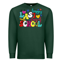 Sports Green happy last day of school Premium Sweatshirt - texasbilliewilder