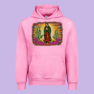 Western Our Lady Of Guadalupe Urban Hoodie Designed By Jahusdesignshop