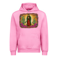Fuchsia Pink western our lady of guadalupe Urban Hoodie - JahusDesignShop