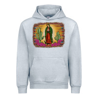 Heather Grey western our lady of guadalupe Urban Hoodie - JahusDesignShop