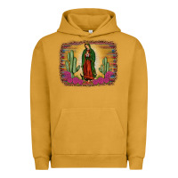 Pigment Peanut Butter western our lady of guadalupe Urban Hoodie - JahusDesignShop