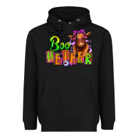 Black Boo Heifer baby Cow Heavyweight Hoodie - RanaPortraitStore