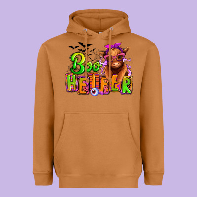 Heavyweight Hoodie Boo Heifer baby Cow