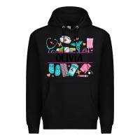 Black nurse elements with costom name Premium Hoodie - AdoDesignShop
