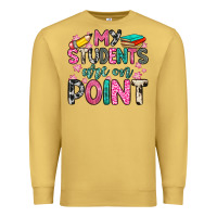 Antique Gold my students are on point Premium Sweatshirt - Zillion Design Studio