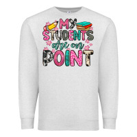 Oatmeal Heather my students are on point Premium Sweatshirt - Zillion Design Studio