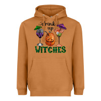 Meerkat Drink Up Witches Halloween Heavyweight Hoodie - RanaPortraitStore